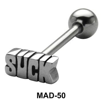 SUCK S316L Tongue Piercing MAD-50